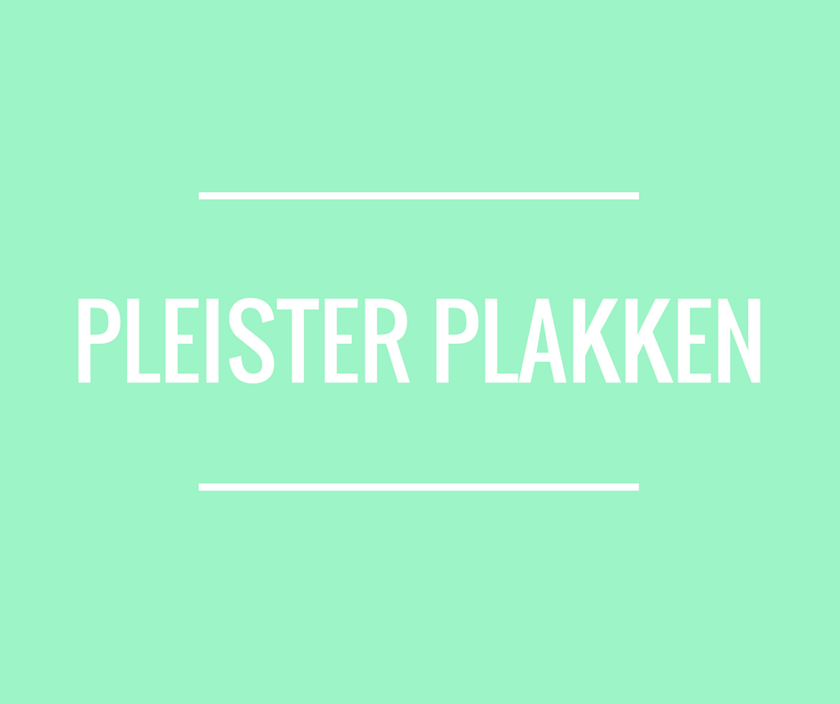 Pleister plakken